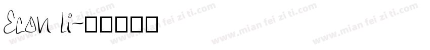 Econ li字体转换